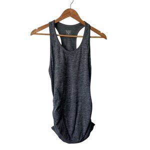 Athleta Charcoal Gray Racerback Athletic Tank Top